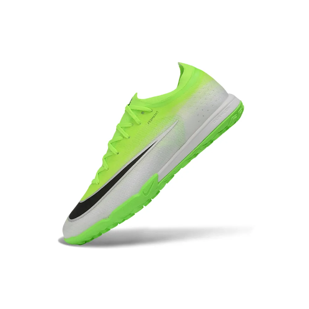 Chuteira Society Nike Mercurial Vapor 17 Elite TF Verde e Branco