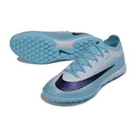 Chuteira Society Nike Mercurial Vapor 17 Elite TF Azul e Branco - imagem 3