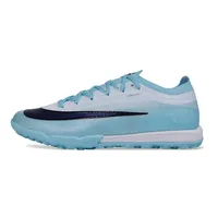 Chuteira Society Nike Mercurial Vapor 17 Elite TF Azul e Branco - imagem 1