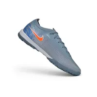 Chuteira Society Nike Mercurial Vapor 17 Elite TF Cinza e Laranja - imagem 4