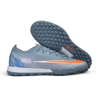 Chuteira Society Nike Mercurial Vapor 17 Elite TF Cinza e Laranja - imagem 2