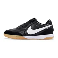 Chuteira Futsal Nike Tiempo Street Gato IC Preto e Branco - imagem 1