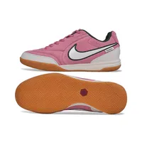 Chuteira Futsal Nike Tiempo Street Gato IC Rosa e Branco - imagem 4