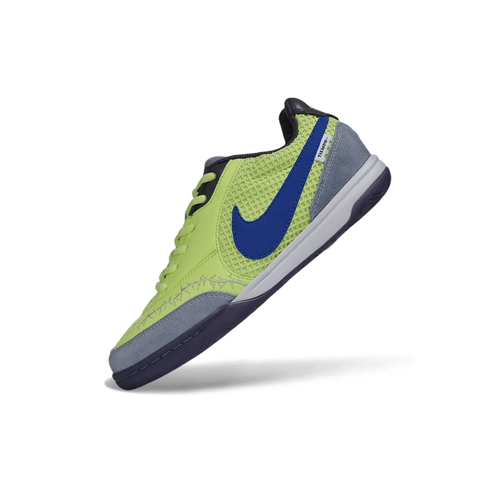 Chuteira Futsal Nike Tiempo Street Gato IC Verde e Azul