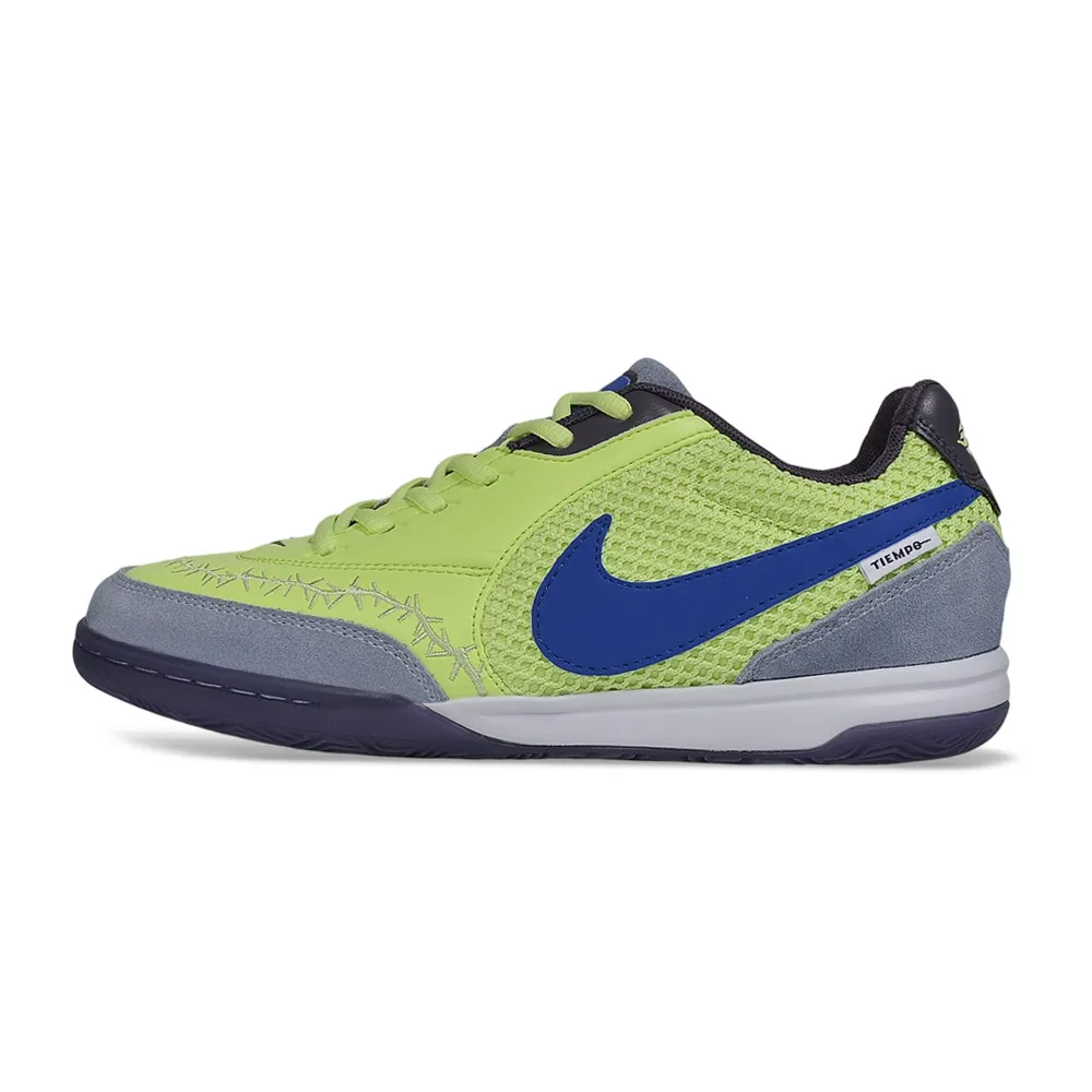 Chuteira Futsal Nike Tiempo Street Gato IC Verde e Azul