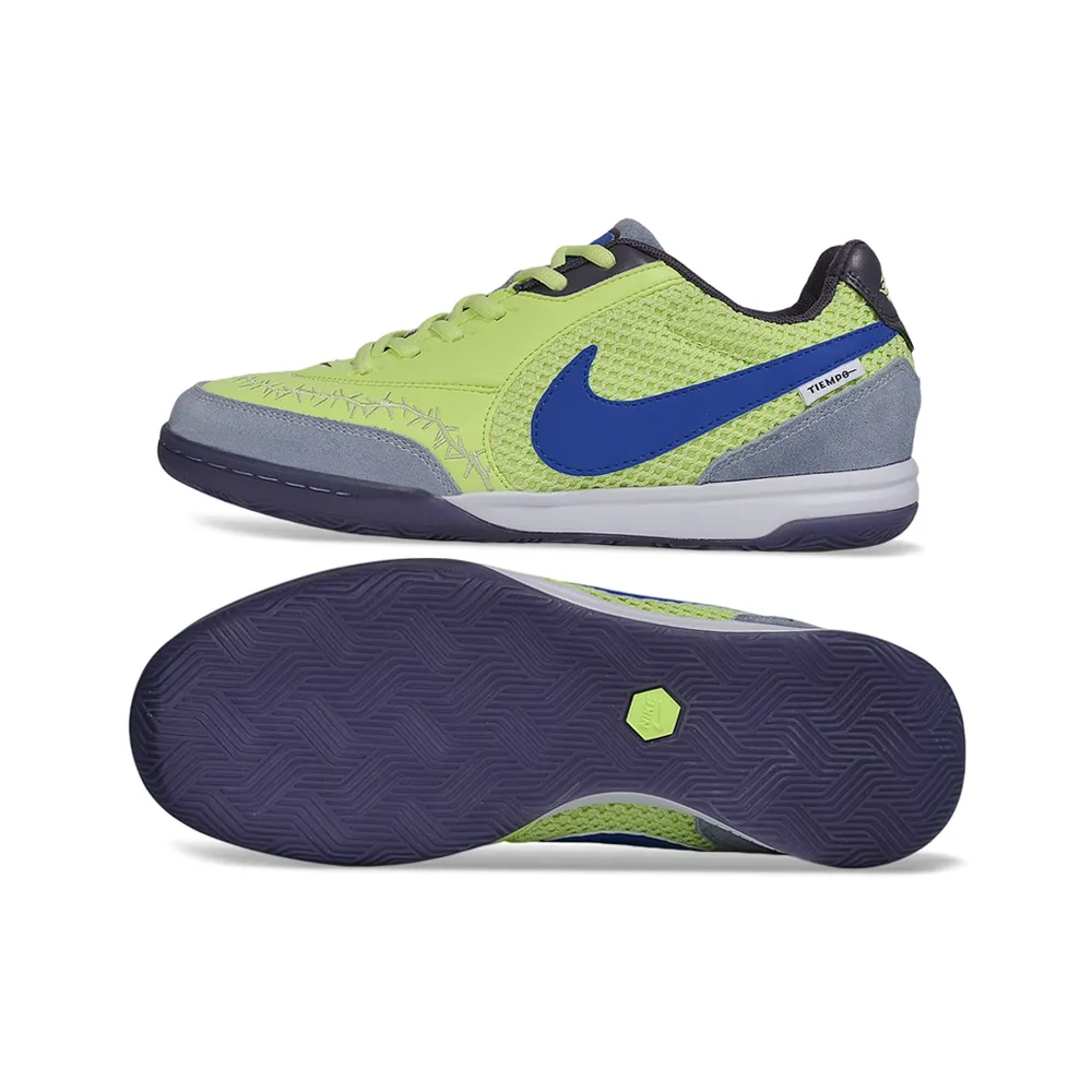 Chuteira Futsal Nike Tiempo Street Gato IC Verde e Azul