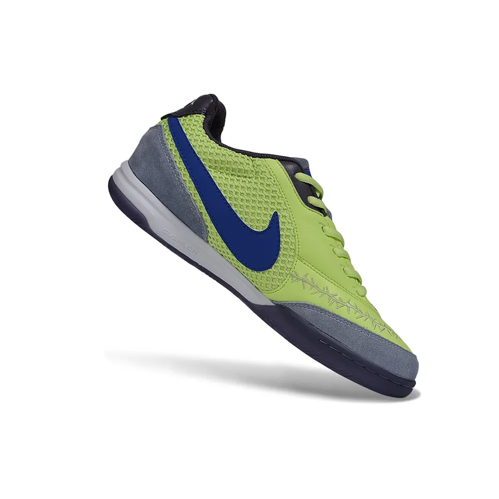 Chuteira Futsal Nike Tiempo Street Gato IC Verde e Azul