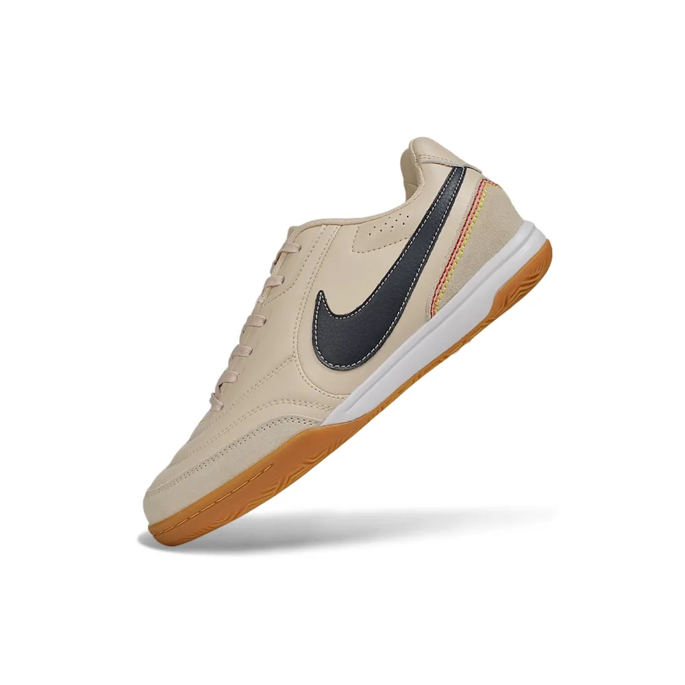 Chuteira Futsal Nike Tiempo Street Gato IC Bege