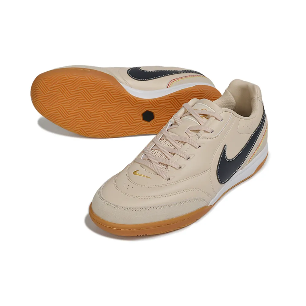 Chuteira Futsal Nike Tiempo Street Gato IC Bege