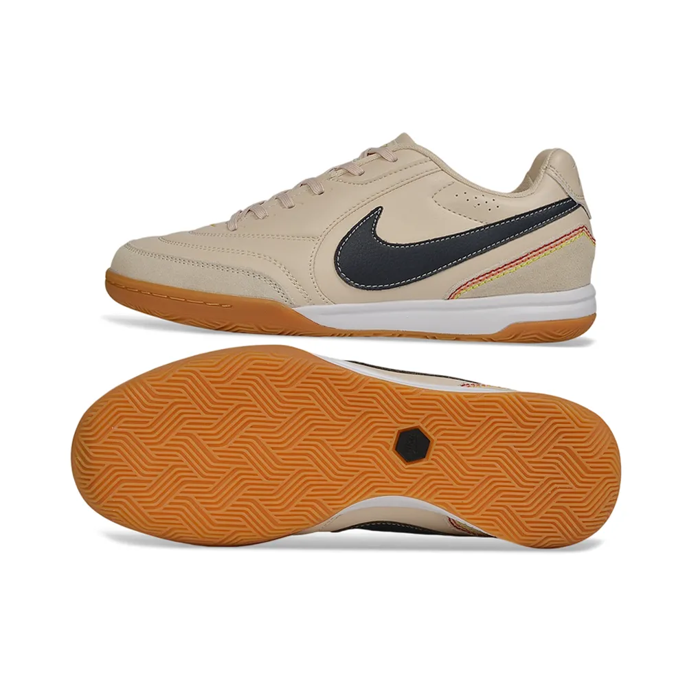 Chuteira Futsal Nike Tiempo Street Gato IC Bege