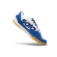 Chuteira Futsal Adidas Top Sala IC Branco e Azul - imagem 4