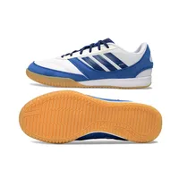 Chuteira Futsal Adidas Top Sala IC Branco e Azul - imagem 3