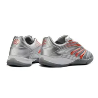 Chuteira Futsal Adidas Predator Precision IC Prata e Vermelho - imagem 8