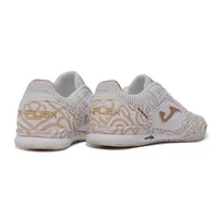 Chuteira Futsal Joma Regate Rebound IC Branco e Dourado - imagem 4