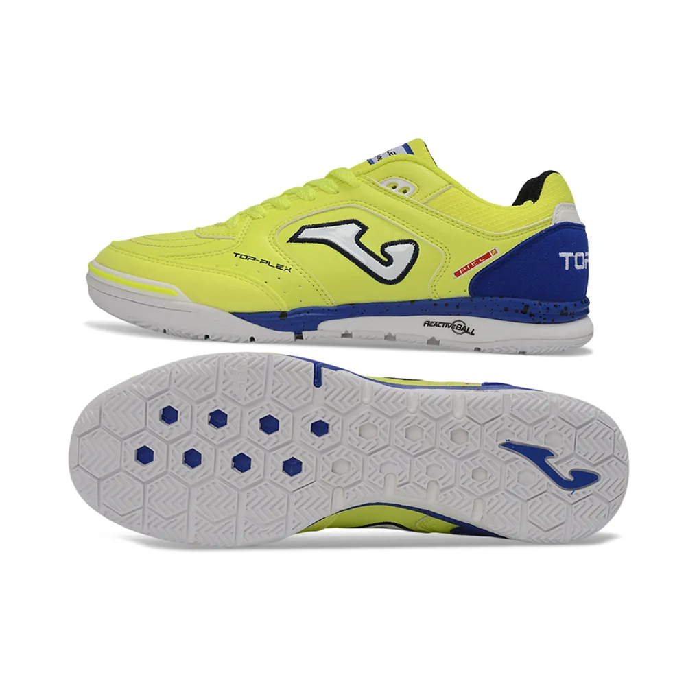 Chuteira Futsal Joma Regate Rebound IC Amarelo e Azul