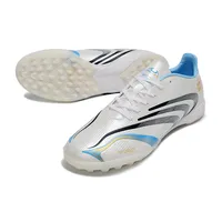 Chuteira Society Adidas F50 Spider TF Branco, Azul e Preto - Messi - imagem 2