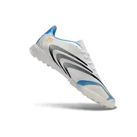Chuteira Society Adidas F50 Spider TF Branco, Azul e Preto - Messi - imagem 7