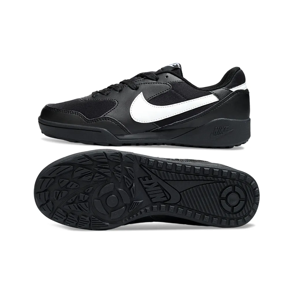 Chuteira Society Nike Terra Manta TF Preto e Branco