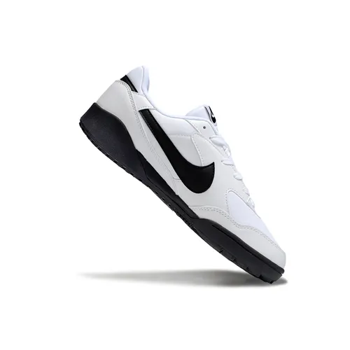Chuteira Society Nike Terra Manta TF Branco e Preto