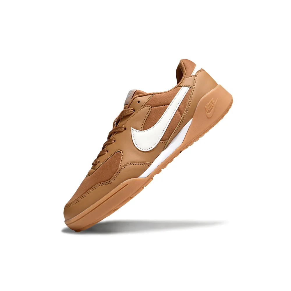 Chuteira Society Nike Terra Manta TF Marrom