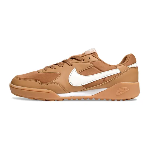 Chuteira Society Nike Terra Manta TF Marrom