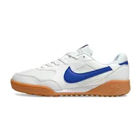 Chuteira Society Nike Terra Manta TF Branco e Azul - imagem 1