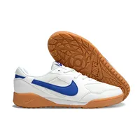 Chuteira Society Nike Terra Manta TF Branco e Azul - imagem 5