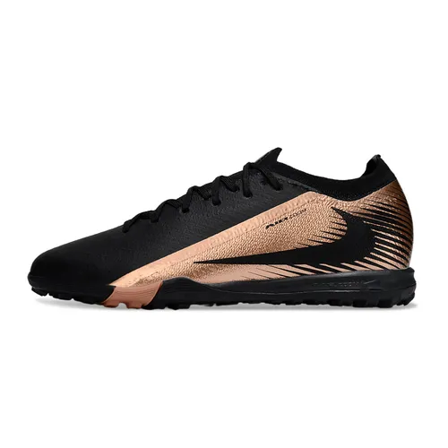 Chuteira Society Nike Air Zoom Mercurial Vapor 16 Elite TF Preto e Dourado