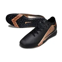 Chuteira Society Nike Air Zoom Mercurial Vapor 16 Elite TF Preto e Dourado - imagem 6