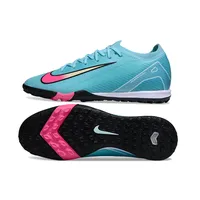 Chuteira Society Nike Air Zoom Mercurial Vapor 16 Elite TF Azul e Rosa - imagem 5