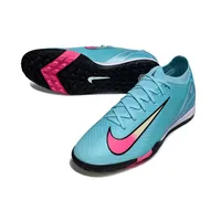 Chuteira Society Nike Air Zoom Mercurial Vapor 16 Elite TF Azul e Rosa - imagem 2