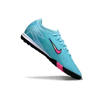 Chuteira Society Nike Air Zoom Mercurial Vapor 16 Elite TF Azul e Rosa - imagem 3
