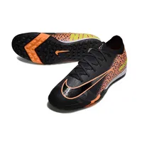 Chuteira Society Nike Air Zoom Mercurial Vapor 16 Elite TF Preto e Laranja - imagem 3