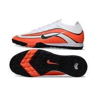 Chuteira Society Nike Air Zoom Mercurial Vapor 16 Elite TF Branco e Laranja - imagem 4