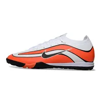 Chuteira Society Nike Air Zoom Mercurial Vapor 16 Elite TF Branco e Laranja - imagem 1
