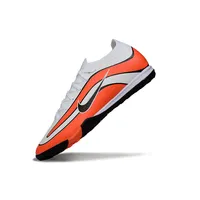 Chuteira Society Nike Air Zoom Mercurial Vapor 16 Elite TF Branco e Laranja - imagem 2
