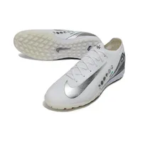Chuteira Society Nike Air Zoom Mercurial Vapor 16 Elite TF Branco e Prata - imagem 2