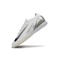 Chuteira Society Nike Air Zoom Mercurial Vapor 16 Elite TF Branco e Prata - imagem 4