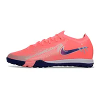 Chuteira Society Nike Air Zoom Mercurial Vapor 16 Elite TF Rosa e Azul - imagem 1