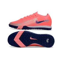Chuteira Society Nike Air Zoom Mercurial Vapor 16 Elite TF Rosa e Azul - imagem 3
