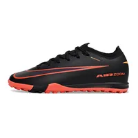 Chuteira Society Nike Air Zoom Mercurial Vapor 16 Elite TF Preto e Laranja - imagem 1