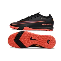 Chuteira Society Nike Air Zoom Mercurial Vapor 16 Elite TF Preto e Laranja - imagem 6