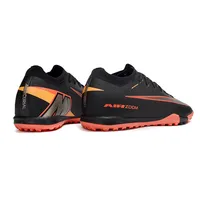 Chuteira Society Nike Air Zoom Mercurial Vapor 16 Elite TF Preto e Laranja - imagem 3