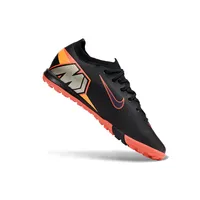 Chuteira Society Nike Air Zoom Mercurial Vapor 16 Elite TF Preto e Laranja - imagem 5