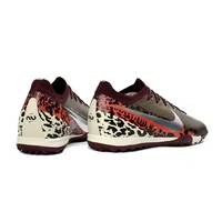 Chuteira Society Nike Air Zoom Mercurial Vapor 16 Elite TF Marrom e Bege - imagem 5
