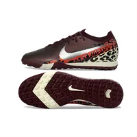Chuteira Society Nike Air Zoom Mercurial Vapor 16 Elite TF Marrom e Bege - imagem 6