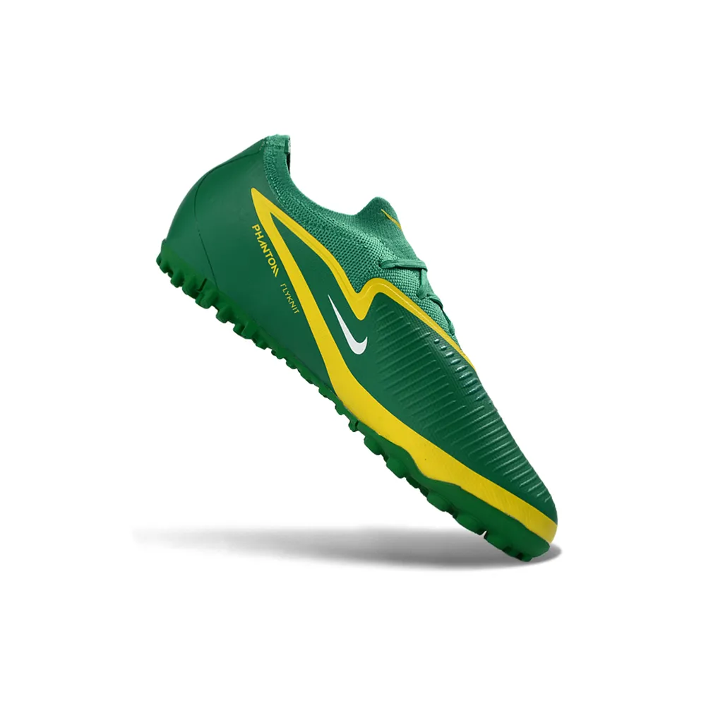 Chuteira Society Nike Phantom ReactX 6 Pro TF Verde e Amarelo
