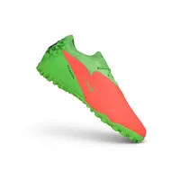 Chuteira Society Nike Phantom ReactX 6 Pro TF Verde e Laranja - imagem 6