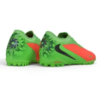 Chuteira Society Nike Phantom ReactX 6 Pro TF Verde e Laranja - imagem 4