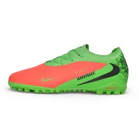Chuteira Society Nike Phantom ReactX 6 Pro TF Verde e Laranja - imagem 1